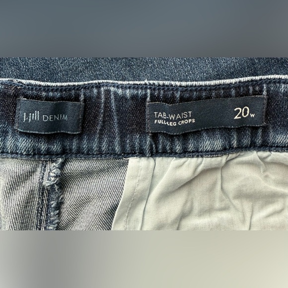 J. Jill Tab-Waist Full-Leg Crops - Size 20W - Picture 3 of 5